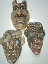 masks 90 wood carved for sale  Brooksville