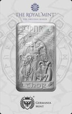 Usado, Barra de prata Thor Norse Gods 10 oz comprar usado  Enviando para Brazil