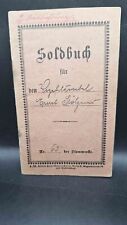Soldbuch eingetragene rden gebraucht kaufen  Blieskastel