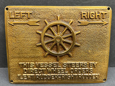 Vintage brass ship for sale  Castle Rock