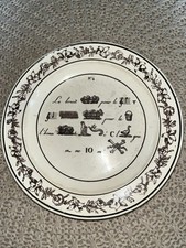 Ancienne assiette rébus d'occasion  Clermont-Ferrand-
