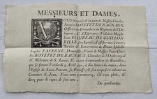 Affiche placard mortuaire d'occasion  Plombières-lès-Dijon