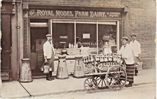 Woolwich. J. Couzens Royal Model Farm Dairy, 10 Chapel Street. Carrinho de entrega. comprar usado  Enviando para Brazil
