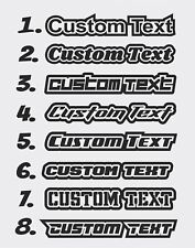Outlined custom personalised for sale  NORTHAMPTON