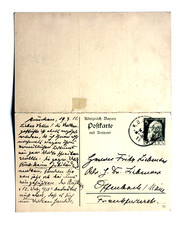 Ganzsache bayern 1911 gebraucht kaufen  Radebeul