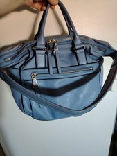 Sac cuir bleu d'occasion  La Croix-Valmer
