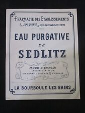Ancienne etiquette pharmacie d'occasion  Vic-le-Comte