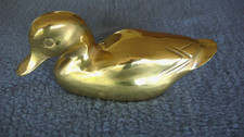 Messing ente massives gebraucht kaufen  Nettetal