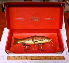 Isca de banho Castaic Soft Bait Inc. T-29 arco-íris brilho madeira na caixa original comprar usado  Enviando para Brazil