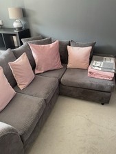 Grey corner sofa for sale  FELTHAM