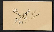Charlie chaplin autograph d'occasion  Expédié en Belgium