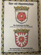 Rtswappen freistaat lippe gebraucht kaufen  Eichwalde