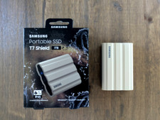 Usado, SSD Externo Resistente à Água Samsung T7 Shield 1TB - Bege (MU-PE1T0K/AM) comprar usado  Enviando para Brazil