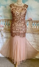 Gatsby dress peach for sale  BRISTOL