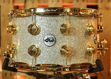 Tarola de vidro quebrado SonicPly de colecionador DW 8x14 - SO#1412880 comprar usado  Enviando para Brazil
