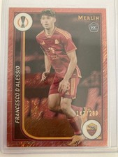 Używany, TOPPS MERLIN UCC 2023/24 FRANCESCO D'ALESSIO ROMA RC RÓŻOWE ZŁOTO RÓWNOLEGŁE 147/299. na sprzedaż  Wysyłka do Poland
