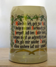 Bierkrug liter spruch gebraucht kaufen  Kölleda