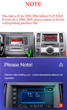 Usado, Rádio estéreo para carro 9,7"" com navegação GPS WIFI para Infiniti FX35 FX45 2003-2006 comprar usado  Enviando para Brazil