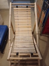 Bambus liegestuhl gartenstuhl gebraucht kaufen  Berlin