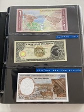 Banknote collection album for sale  EASTLEIGH