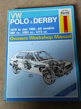 Haynes manual polo for sale  POOLE