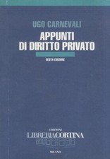 Appunti diritto privato. usato  Firenze