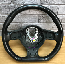 Volante genuíno Audi TT 8J couro preto fundo plano MFSW. S3 8P etc. 14E, usado comprar usado  Enviando para Brazil