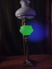 Petroleumlampe uran glas gebraucht kaufen  Hauenstein