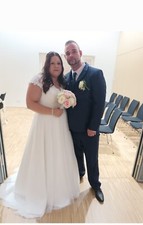 Hochzeitskleid 46 48 gebraucht kaufen  Calw