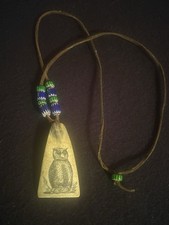 Vintage scrimshaw owl for sale  Delta