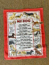 Tea towel dog for sale  MANCHESTER