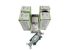Usado, 5 peças Leviton 3032-2W 30 Amp 120/277 volts interruptor duplo pólo 2 pólos comprar usado  Enviando para Brazil