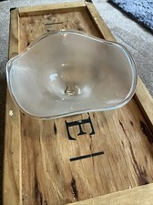 Frosted glass bowl for sale  CHESSINGTON