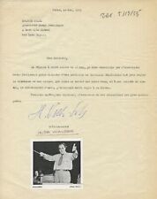 Villa-Lobos, Heitor. (1887–1959): Carta datilografada assinada re Bachianas Brasileiras comprar usado  Enviando para Brazil