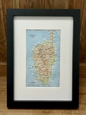 Vintage map corsica for sale  ENFIELD