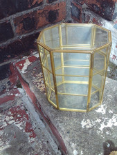Freestanding glass brass for sale  GATESHEAD