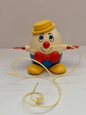 Używany, Fisher Price Humpty Dumpy Dziecięca zabawka do ciągnięcia Vintage na sprzedaż  Wysyłka do Poland