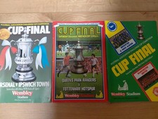 Cup finals programmes for sale  ENNISKILLEN