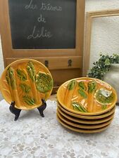 Ensemble assiettes asperges d'occasion  Le Grand-Lucé