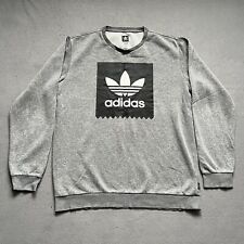 Używany, Adidas Sweter Męski Duży Blackbird BB Trefoil Klatka piersiowa Logo Skate Spell Out DU830 na sprzedaż  PL