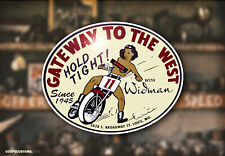 Adesivo adesivo evento ciclo década de 1960 BSA Harley Triumph motocicleta pinup indiana comprar usado  Enviando para Brazil