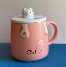 Ceramic pink kitty for sale  Claremore
