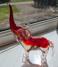 Vintage glass elephant for sale  HULL