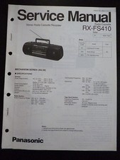 Original Service Manual Panasonic  Radio Cassette RX-FS410 comprar usado  Enviando para Brazil