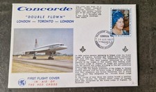 Raro FDC Concorde voo duplo, voo inaugural Londres-Toronto-Londres. comprar usado  Enviando para Brazil