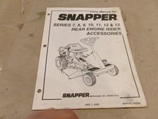 Snapper series rear for sale  Jasper