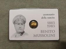 Benito mussolini moneta usato  Campolongo Tapogliano
