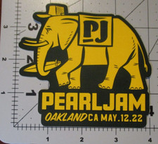 PEARL JAM Oakland ele 5-12-22 2022 ADESIVO decalque turnê concerto merch show cd lp comprar usado  Enviando para Brazil