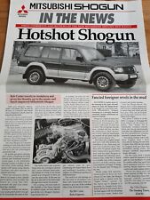 Mitsubishi shogun market for sale  ALFORD