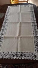 Tischdecke tischläufer beige gebraucht kaufen  Bassum